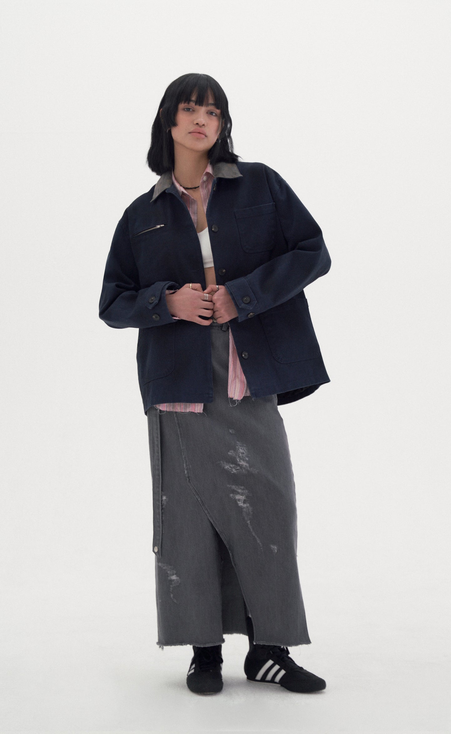 Vintage work jacket (navy)