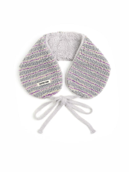 Stripe Earmuffs Gray
