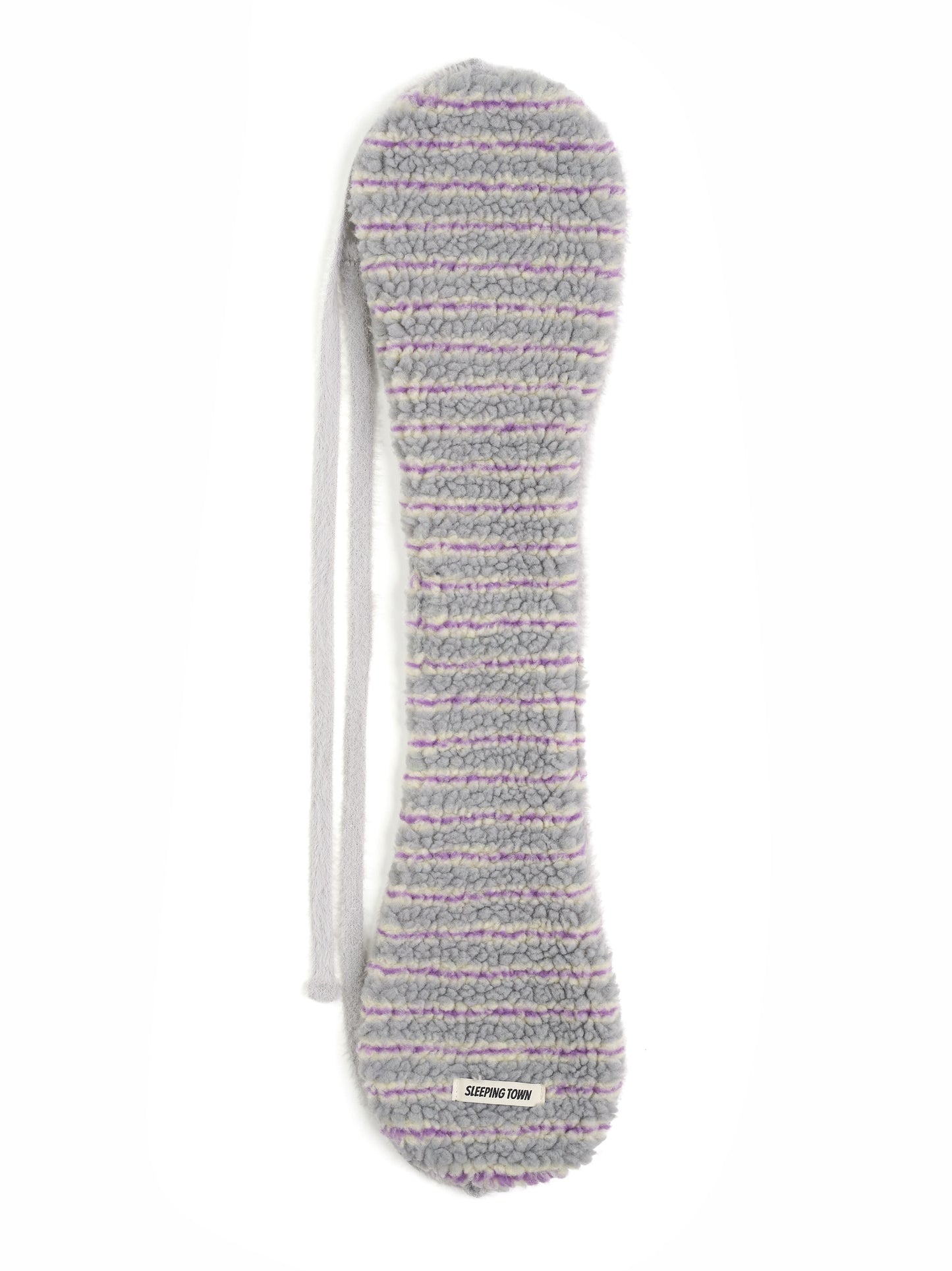 Stripe Earmuffs Gray