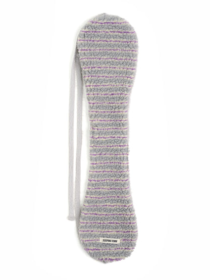 Stripe Earmuffs Gray