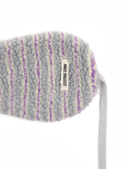 Stripe Earmuffs Gray