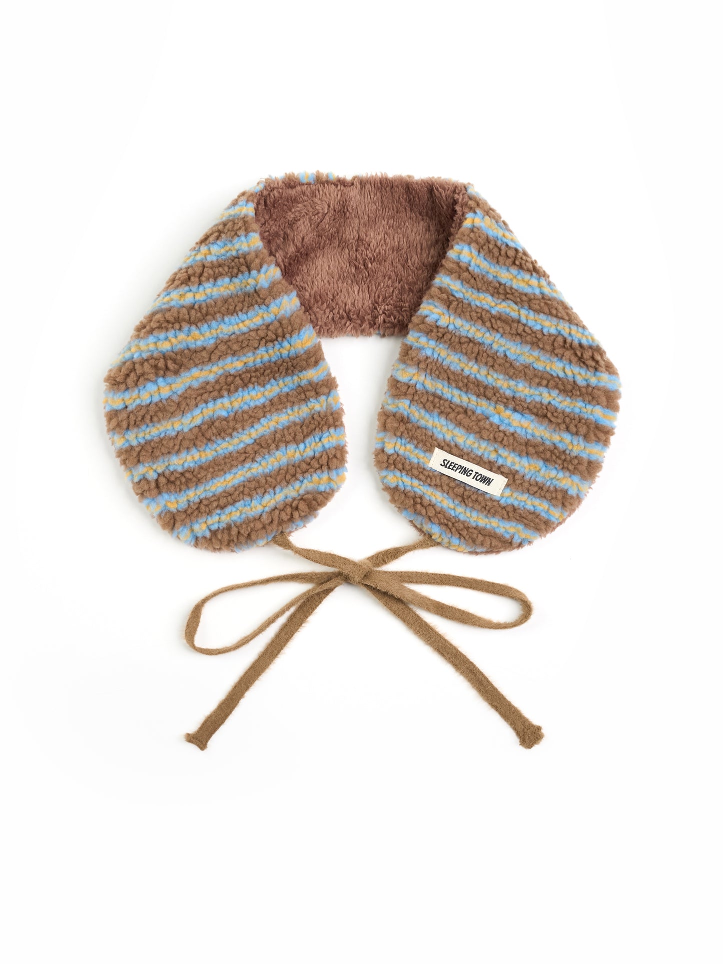 Stripe Earmuffs Brown