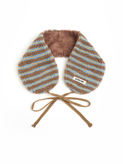 Stripe Earmuffs Brown