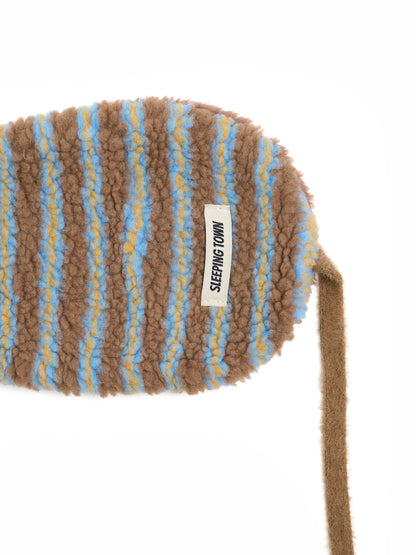 Stripe Earmuffs Brown