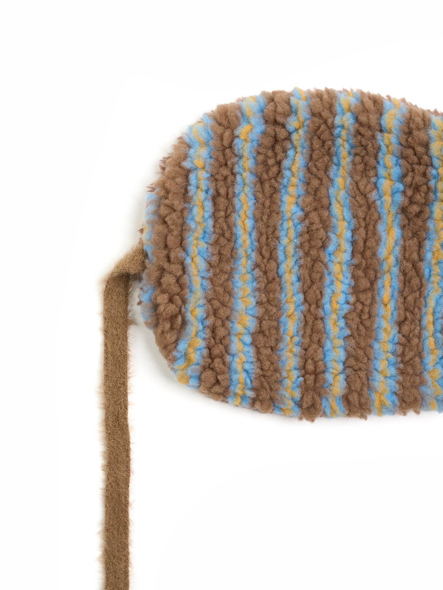 Stripe Earmuffs Brown
