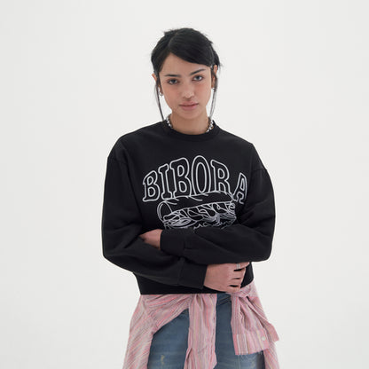 Sandwich crop sweatshirt