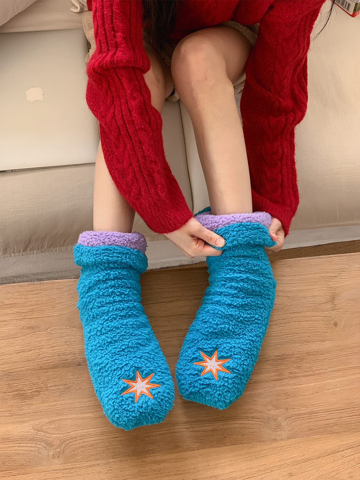 おやすみソックス Blue