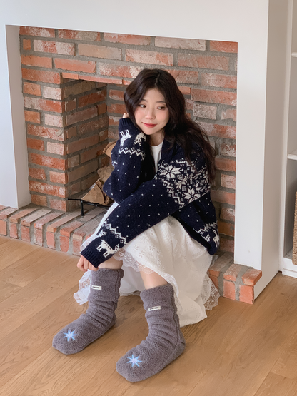 おやすみソックス Grey