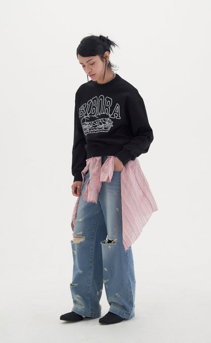 Sandwich crop sweatshirt