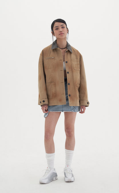 Vintage work jacket (beige)