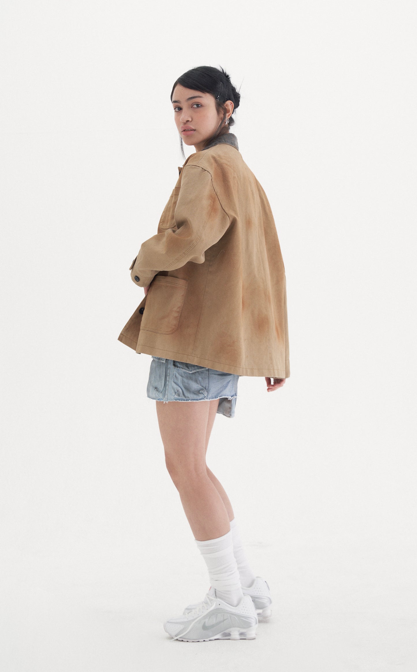 Vintage work jacket (beige)