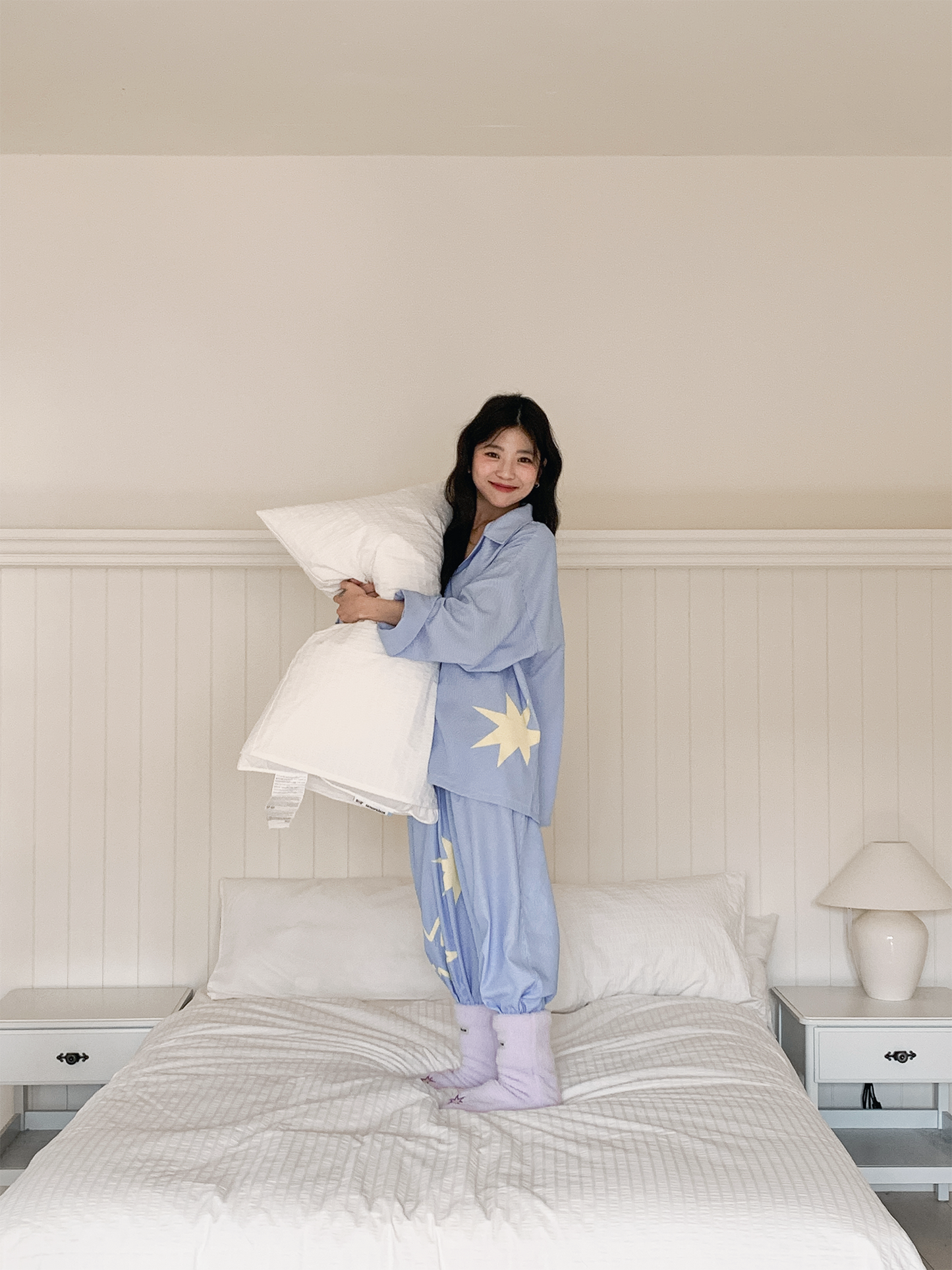 おやすみソックス Purple