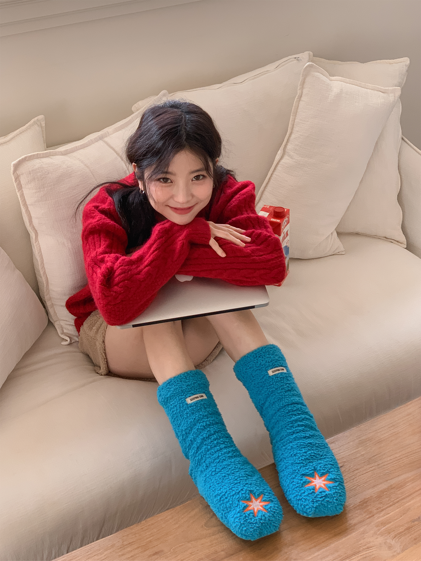 おやすみソックス Blue