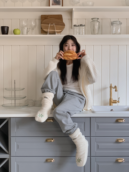 おやすみソックス Ivory