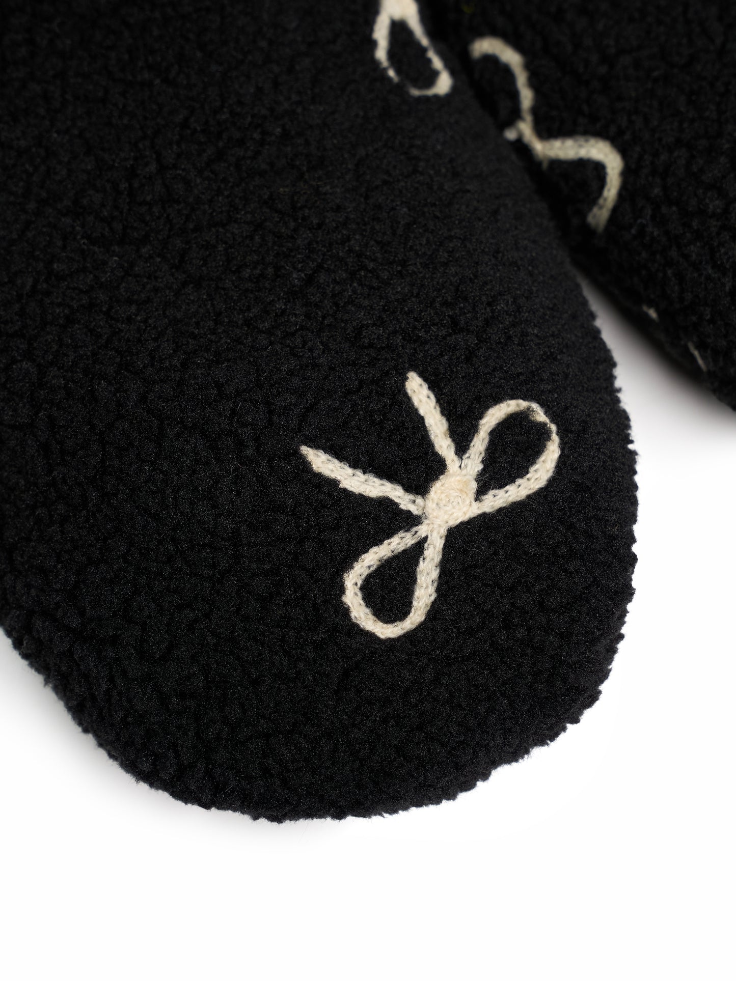 おやすみソックス Ribbon Black