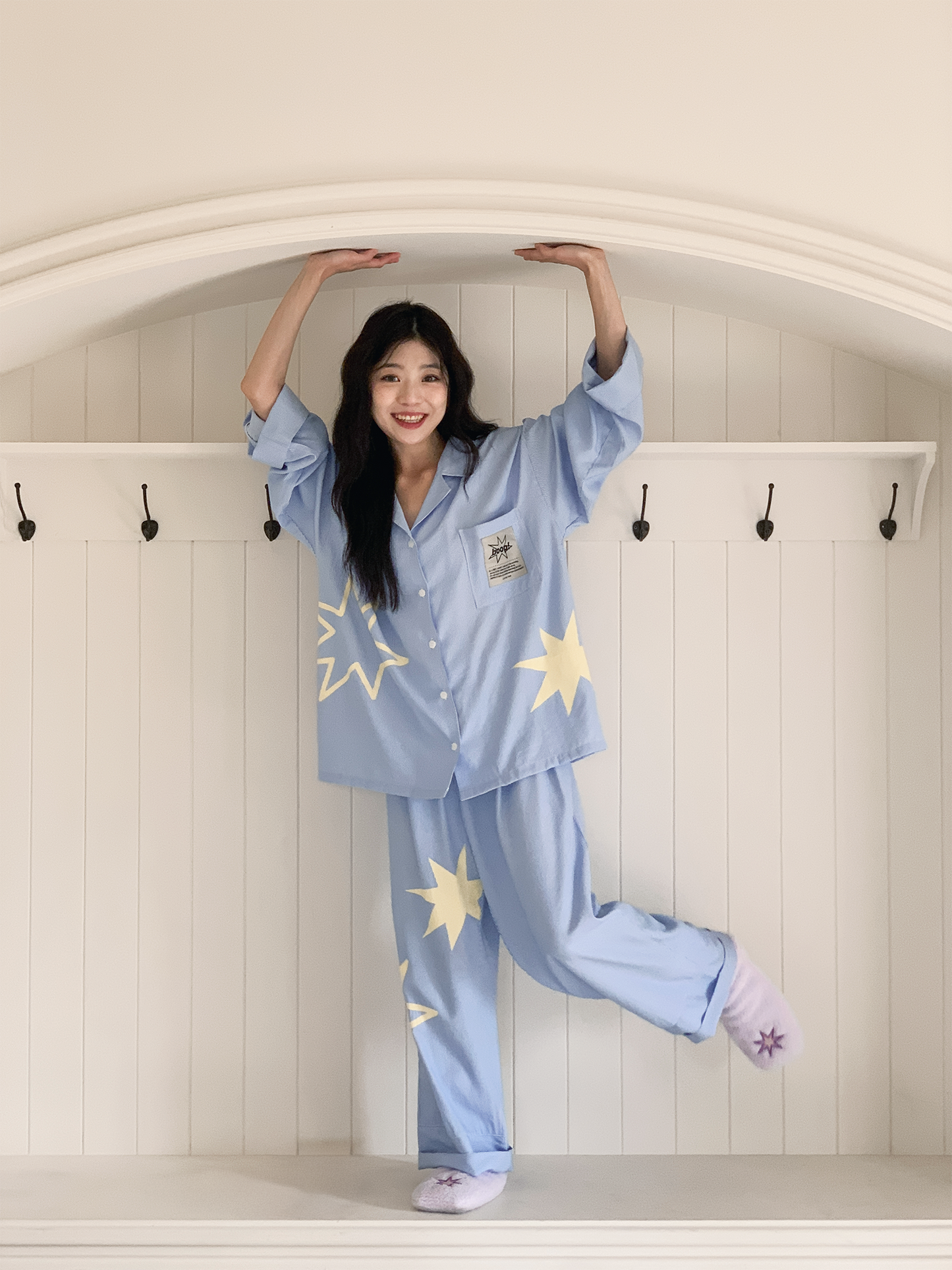 おやすみソックス Purple