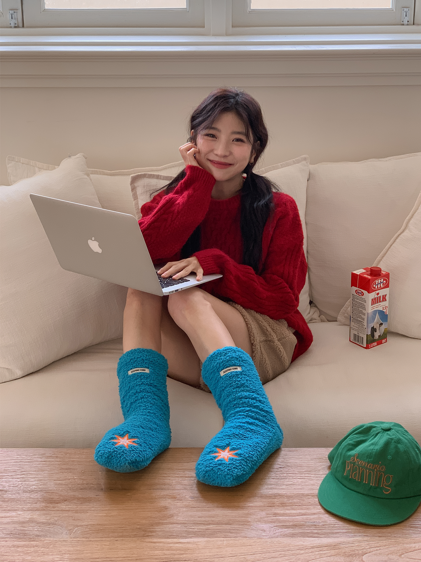 おやすみソックス Blue