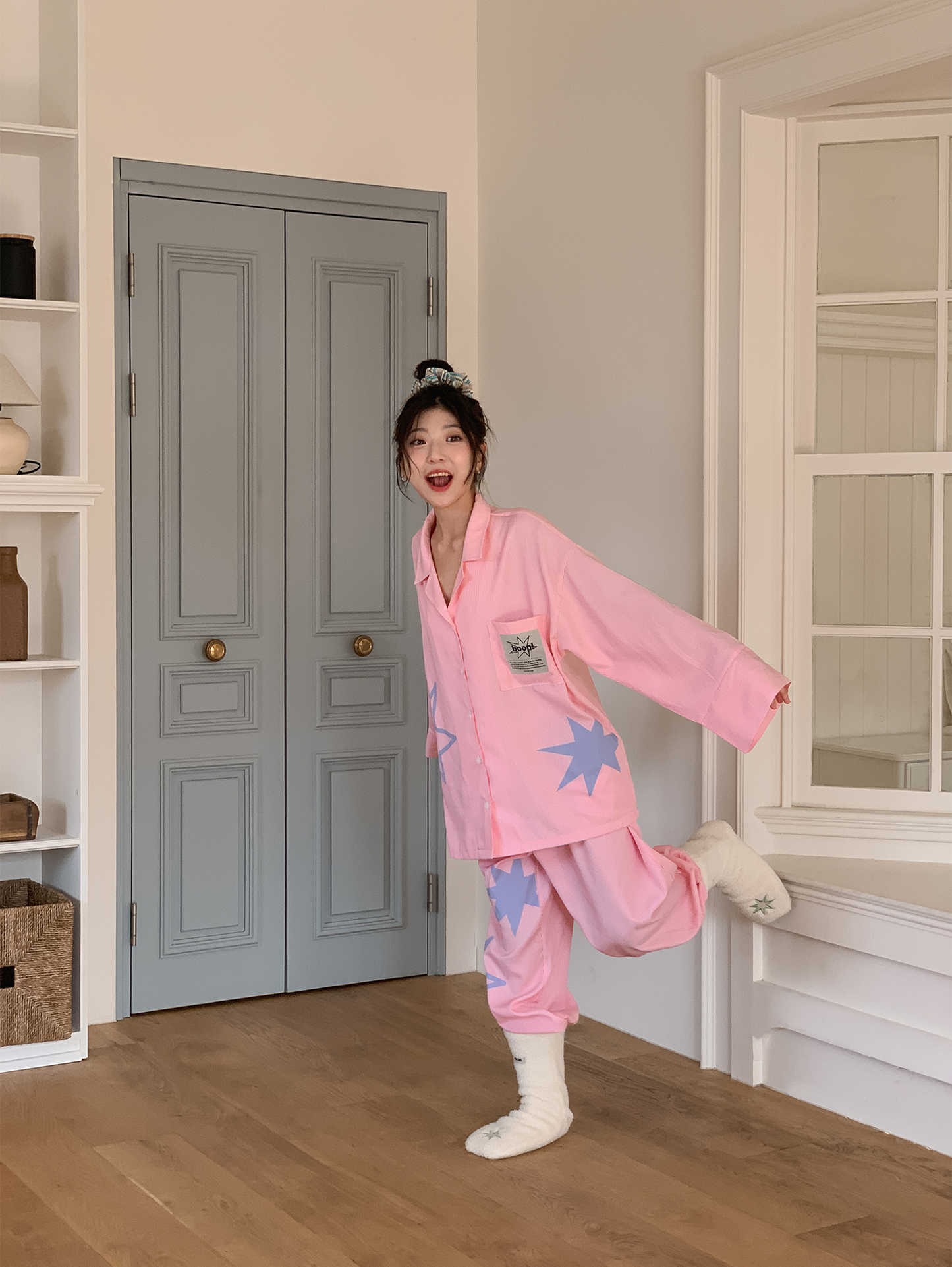 おやすみソックス Ivory