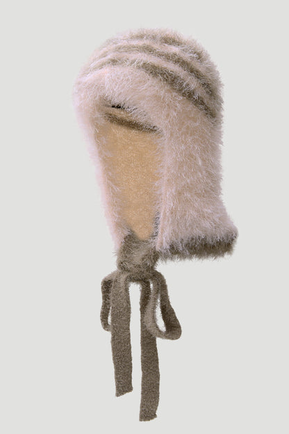 KNIT BONNET LIGHT PINK