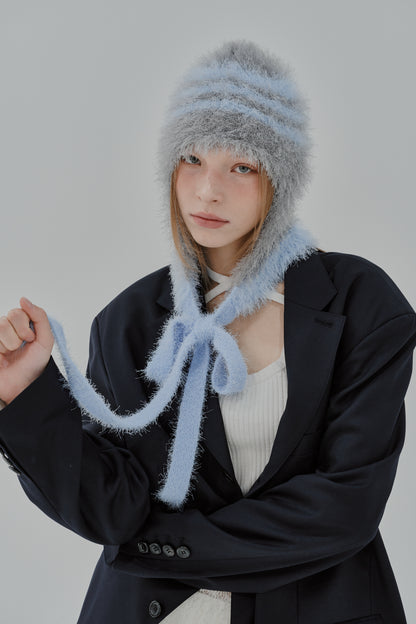 KNIT BONNET GREY