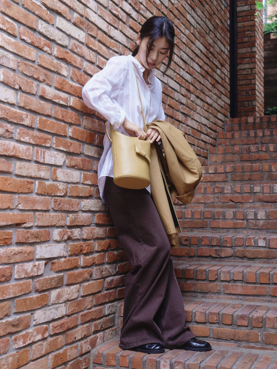 The Manoette Bag Golden dune