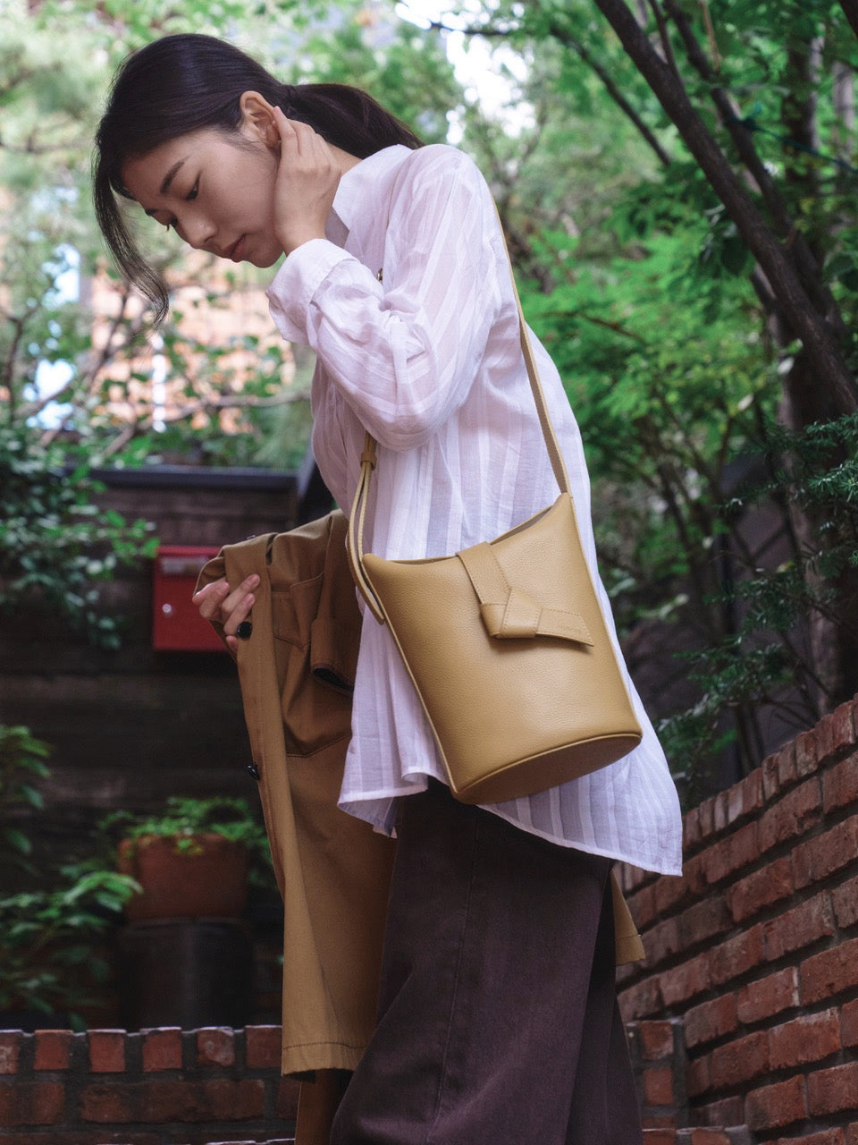 The Manoette Bag Golden dune